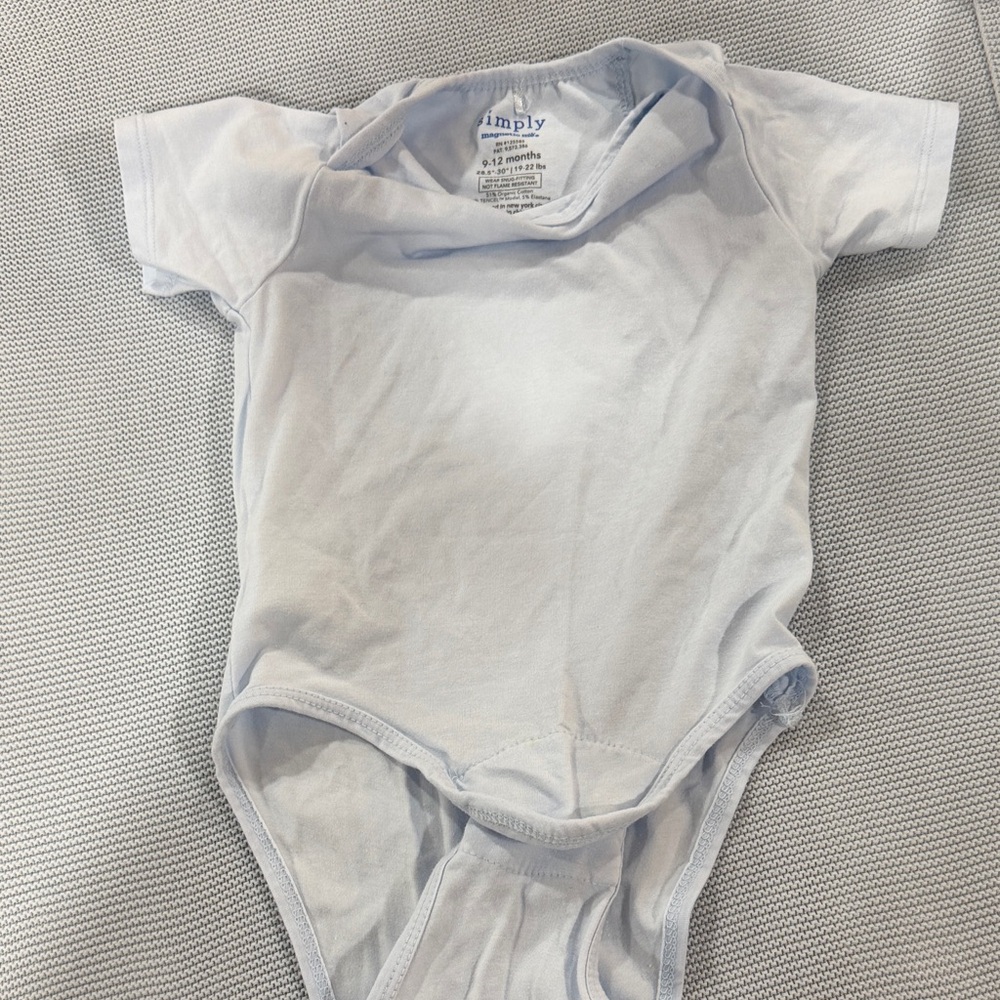 Magnetic Me Soft Sky Blue Bodysuit